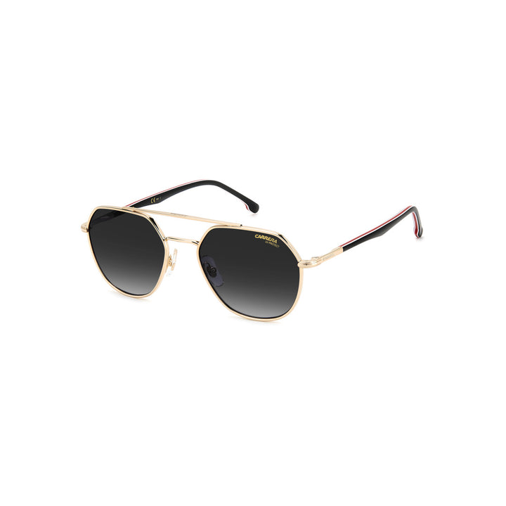 Carrera 303/S 205789kj153ir Metal Sunglass Frames For Unisex Adult Full Rim Rectangular Dark Ruthenium With Solid Tint Grey Non-Polarized 53-19-145