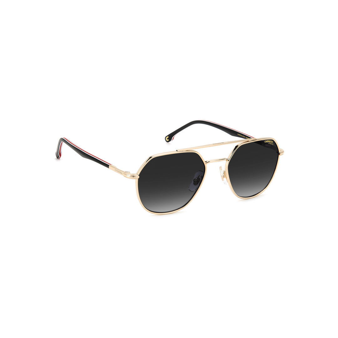 Carrera 303/S 205789kj153ir Metal Sunglass Frames For Unisex Adult Full Rim Rectangular Dark Ruthenium With Solid Tint Grey Non-Polarized 53-19-145