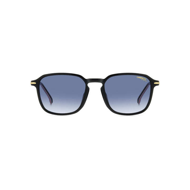 Carrera 328/S 20672208a539o Acetate Sunglass Frames For Men Full Rim Rectangular Black Grey With Gradient Grey Shaded Non-Polarized 53-20-145