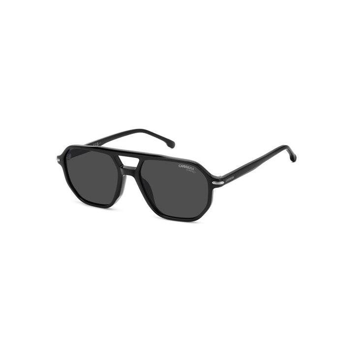 Carrera 335 1081260035021 Metal Optical Frames For Men Full Rim Rectangular Geometrical Matte Black  Non-Polarized 54-17-145