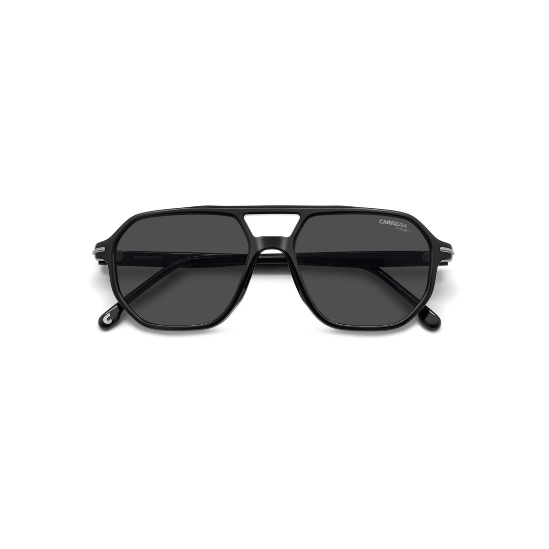 Carrera 335 1081260035021 Metal Optical Frames For Men Full Rim Rectangular Geometrical Matte Black  Non-Polarized 54-17-145