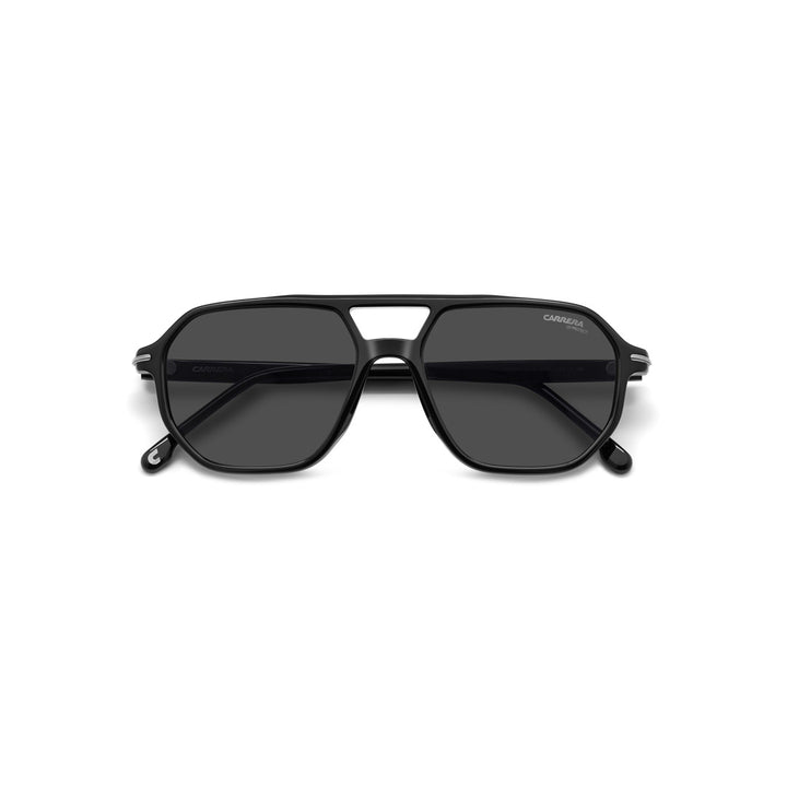 Carrera 335 1081260035021 Metal Optical Frames For Men Full Rim Rectangular Geometrical Matte Black  Non-Polarized 54-17-145