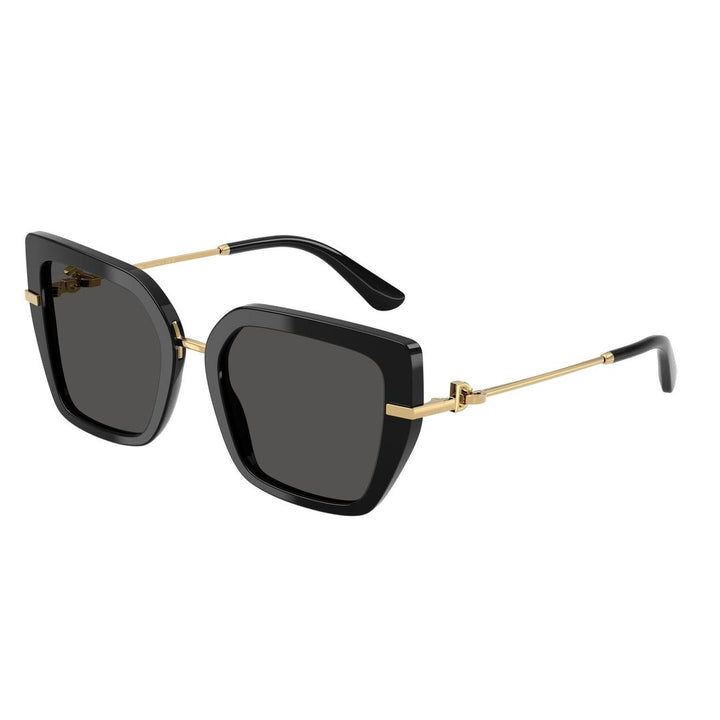 Dolce & Gabbana 4474 Sunglasses 501/87 - Black - Dark Grey Women Butterfly