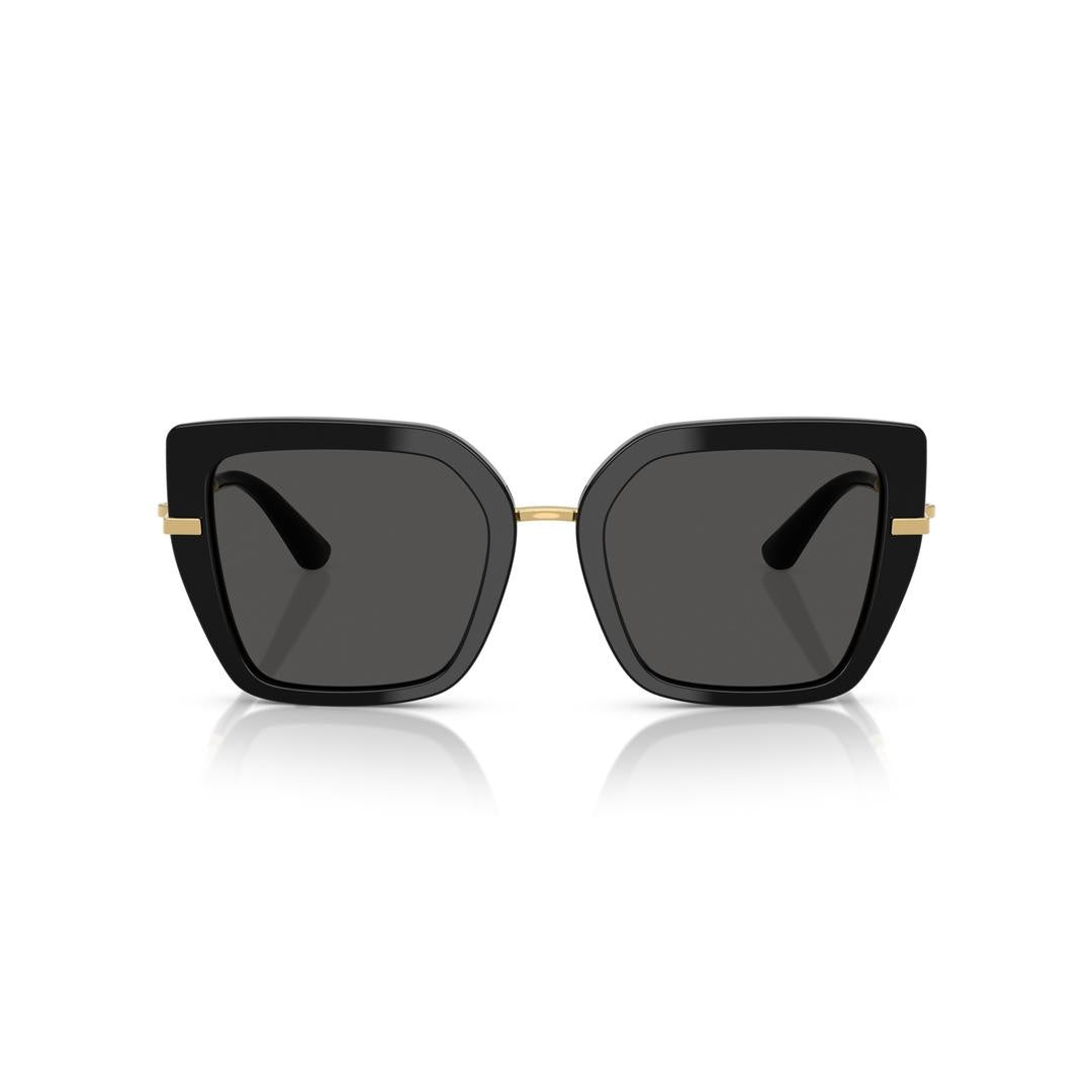 Dolce & Gabbana 4474 Sunglasses 501/87 - Black - Dark Grey Women Butterfly