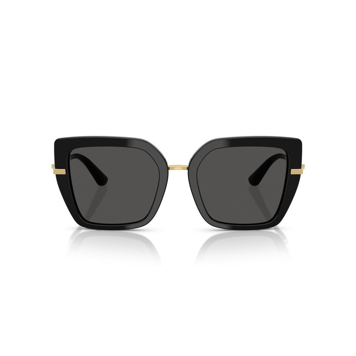 Dolce & Gabbana 4474 Sunglasses 501/87 - Black - Dark Grey Women Butterfly