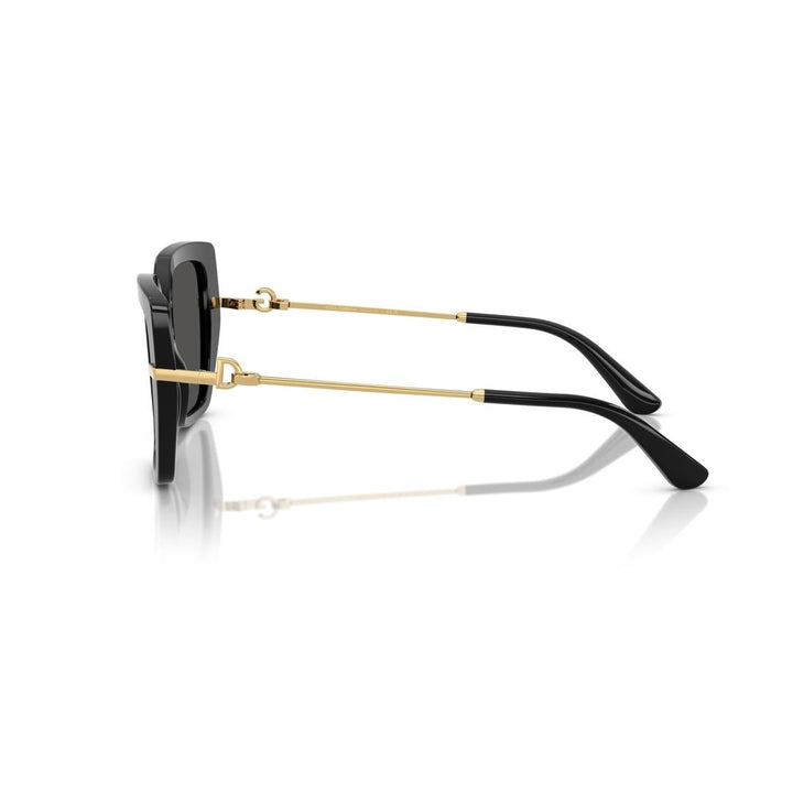 Dolce & Gabbana 4474 Sunglasses 501/87 - Black - Dark Grey Women Butterfly