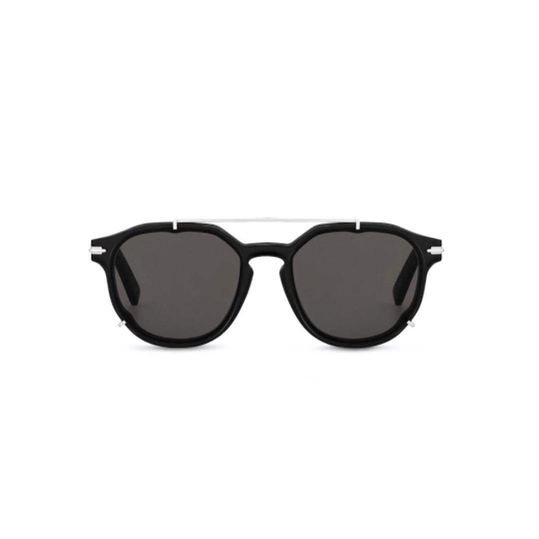 ديور، نظارات شمسية، للجنسين، أسود، 56 مم، نظارة شمسية كلاسيكية طراز Pantos Blacksuit