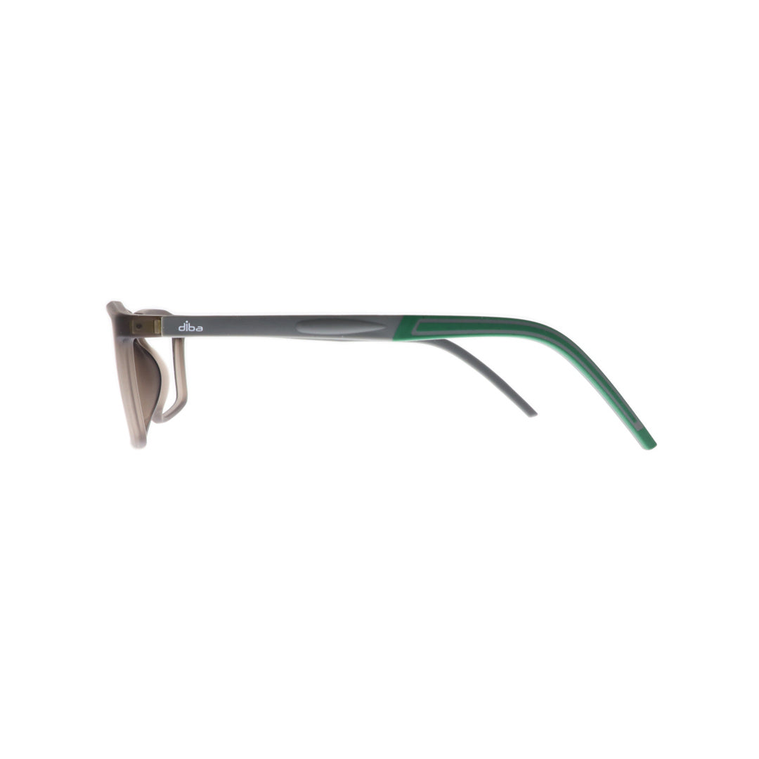 Diba 6010c7 For Men Eyeglasses Rectangle dark gray Size 52-18-146