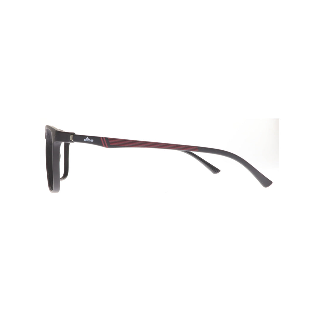 Diba 8801c2 For Unisex Eyeglasses Square matte black Size 54-18-142