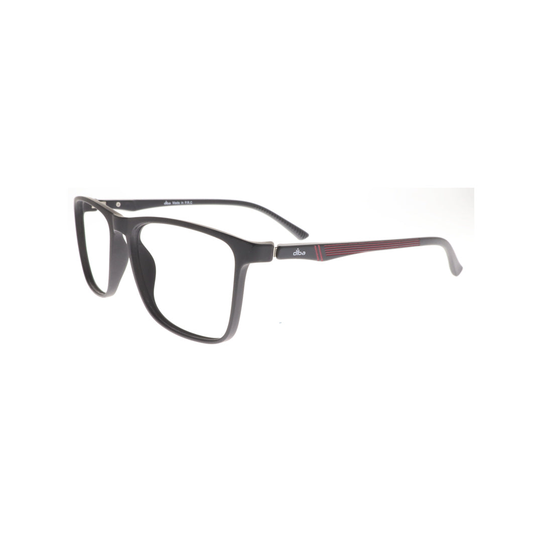 Diba 8801c2 For Unisex Eyeglasses Square matte black Size 54-18-142