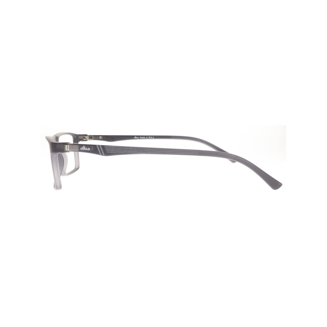 Diba 8806c5 For Men Eyeglasses Square Matte dark gray Size 51-17-142