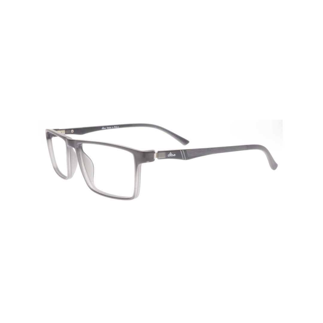 Diba 8806c5 For Men Eyeglasses Square Matte dark gray Size 51-17-142