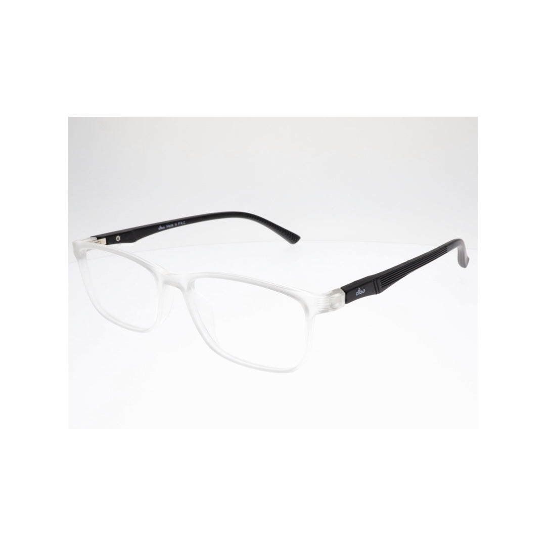 Diba 8812c3 For Unisex Eyeglasses Square white black Size 52-16-142