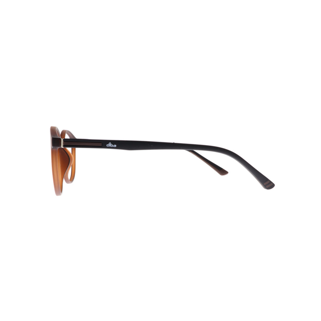 Diba 9013c5 For Unisex Eyeglasses Round Matte brown Size 49-19-146