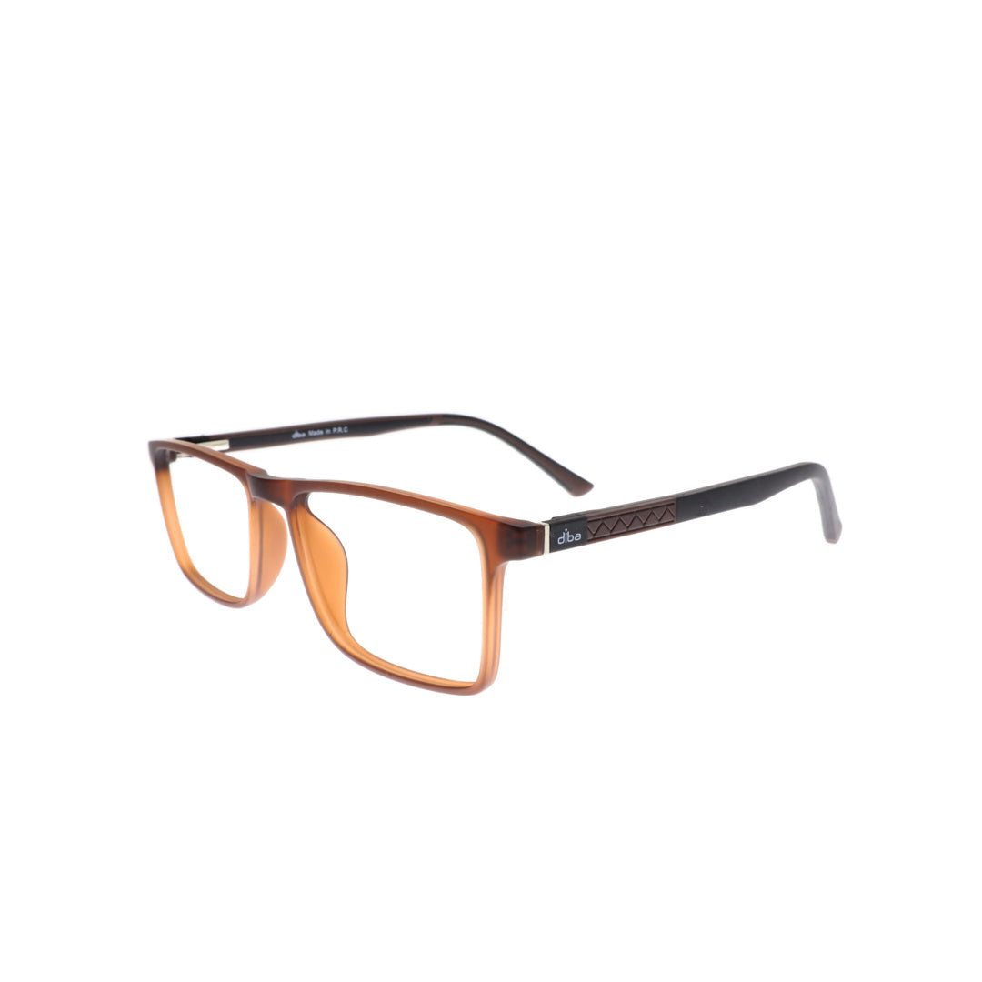 Diba 9027c5 For Unisex Eyeglasses Square matte brown Size 50-16-146