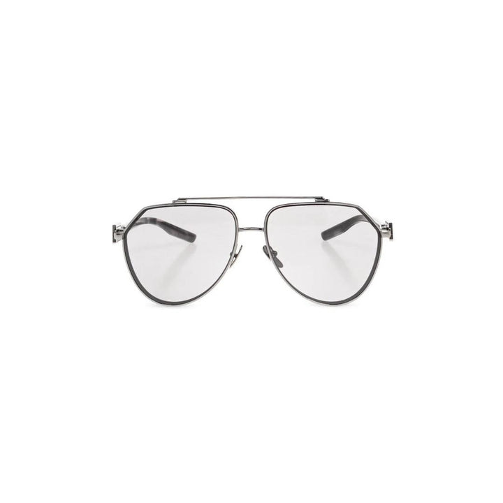 DOLCE & GABBANA DG 2315 04/1 Pilot Gunmetal Metal Sunglasses with Grey Lens