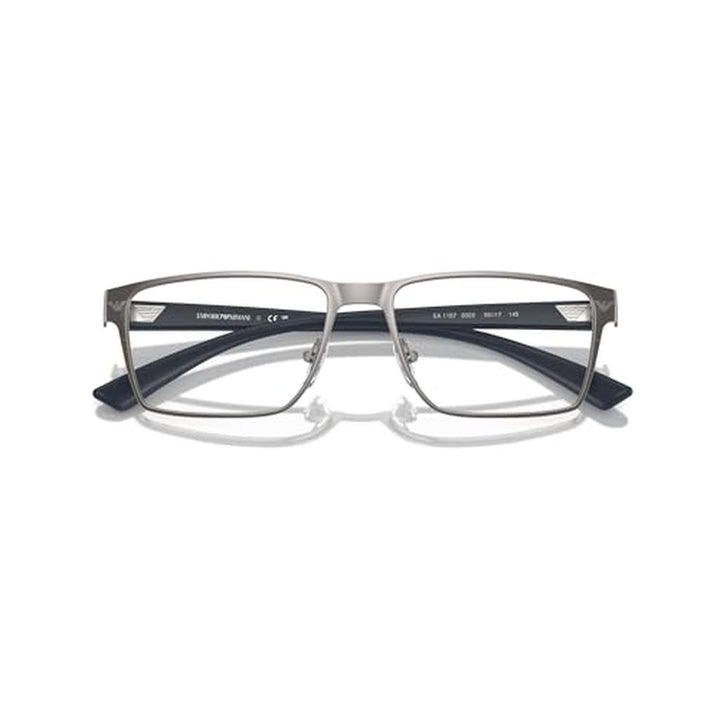 Emporio Armani EA 1157 3003, Including Lenses, RECTANGLE Glasses, MALE