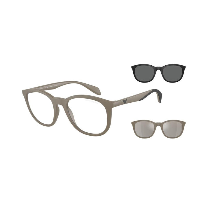 Emporio Armani, Glasses, Unisex, Gray, Size: 52 MM Elegant Sunglasses Collection