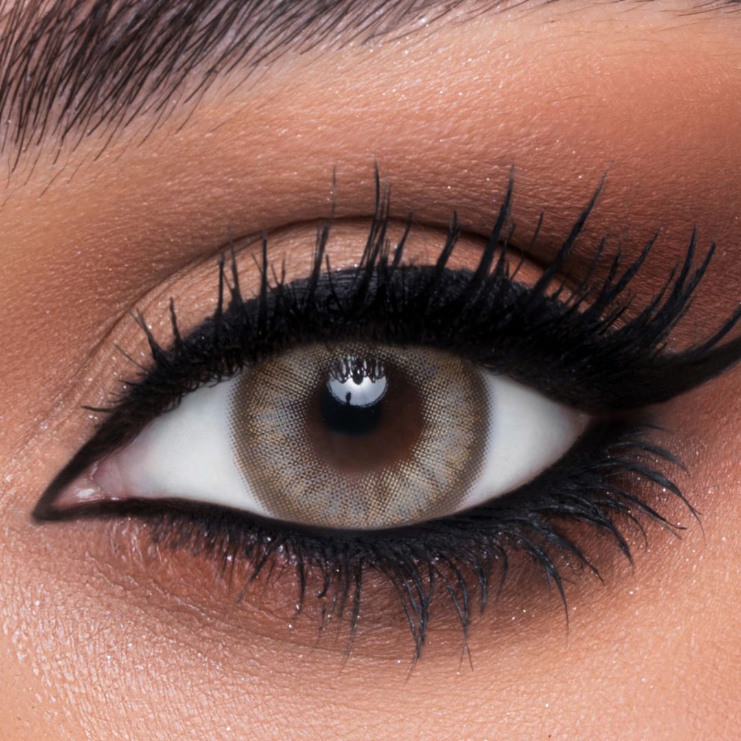 Flora Monthly Colored Contact Lenses - Chocolate