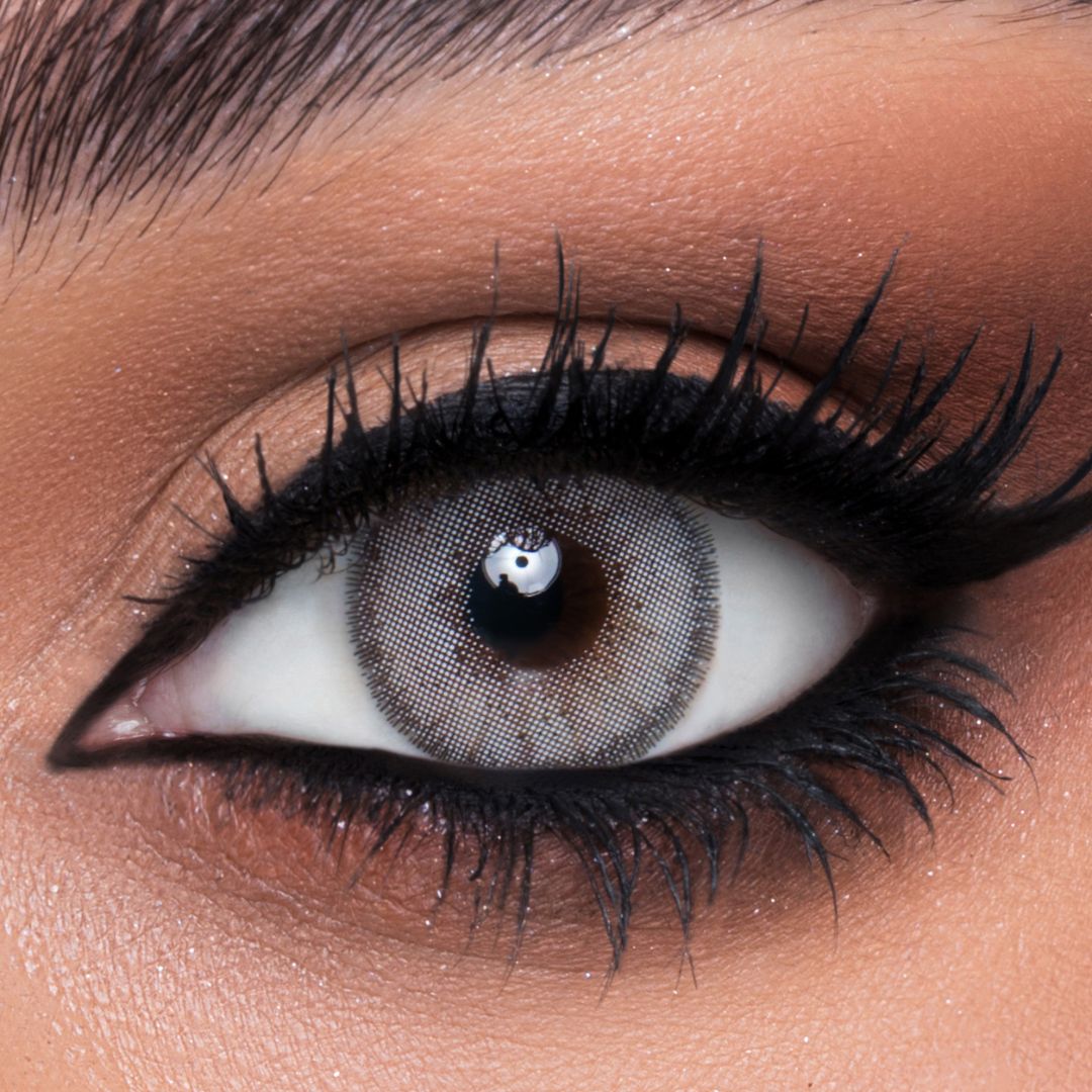Flora Monthly Colored Contact Lenses - Ice Gray