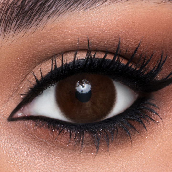 Flora Monthly Colored Contact Lenses - Mocha