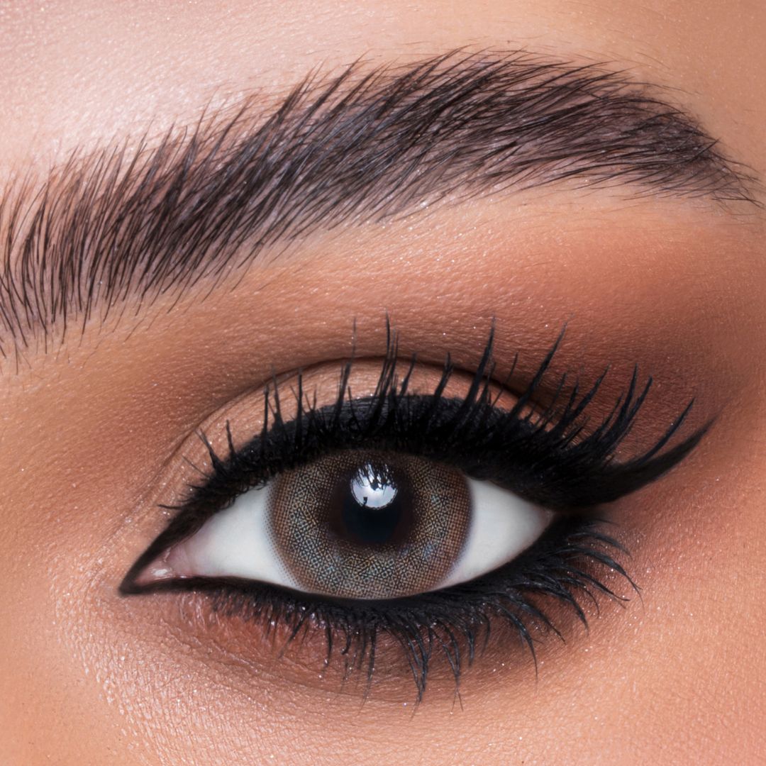 Flora Daily Colored Contact Lenses - Green Brown