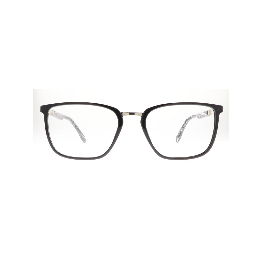 Joy Style For Men Eyeglasses Rectangular Shape Size 52 6803c6 Black