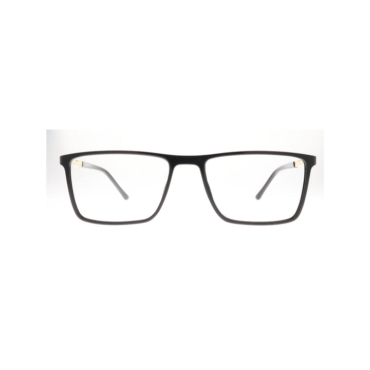Joy Style For Men Eyeglasses Rectangular Shape Size 52 8629c1 Black
