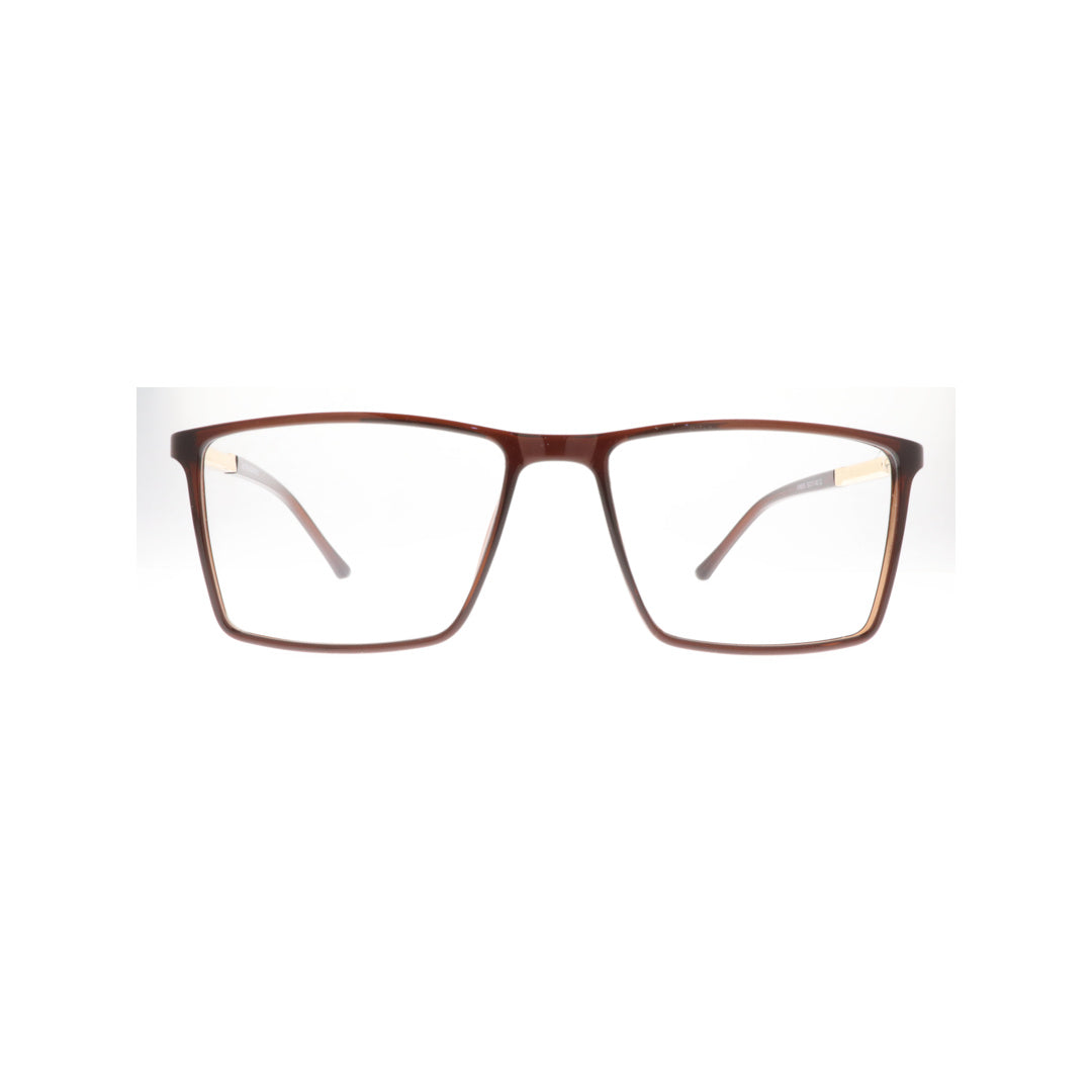 Joy Style For Men Eyeglasses Rectangular Shape Size 53 8638c3 Brown