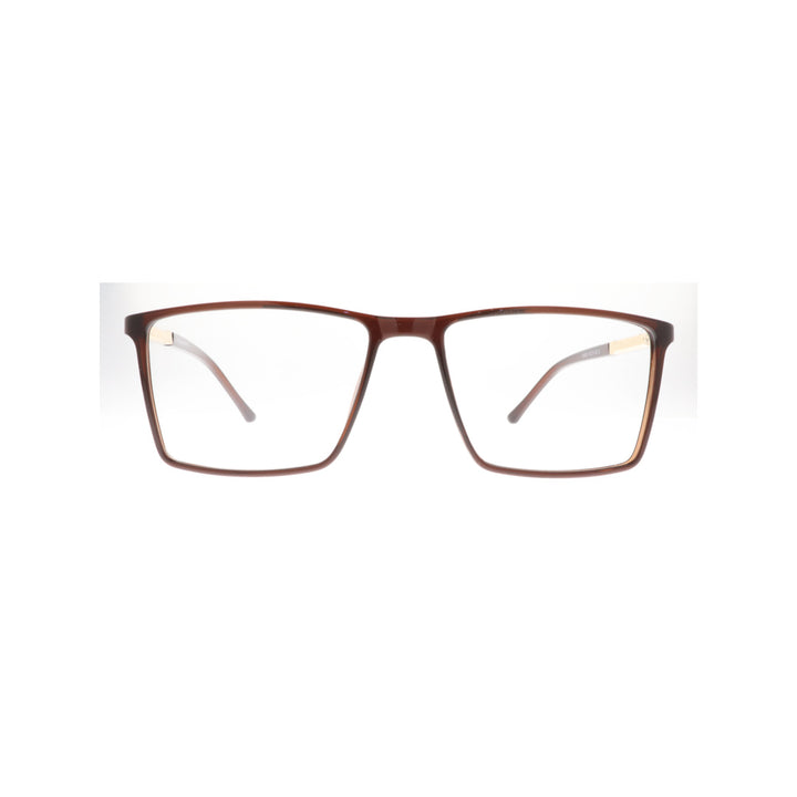 Joy Style For Men Eyeglasses Rectangular Shape Size 53 8638c3 Brown