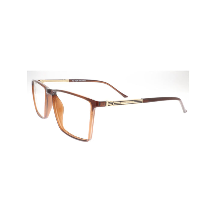 Joy Style For Men Eyeglasses Rectangular Shape Size 53 8638c3 Brown