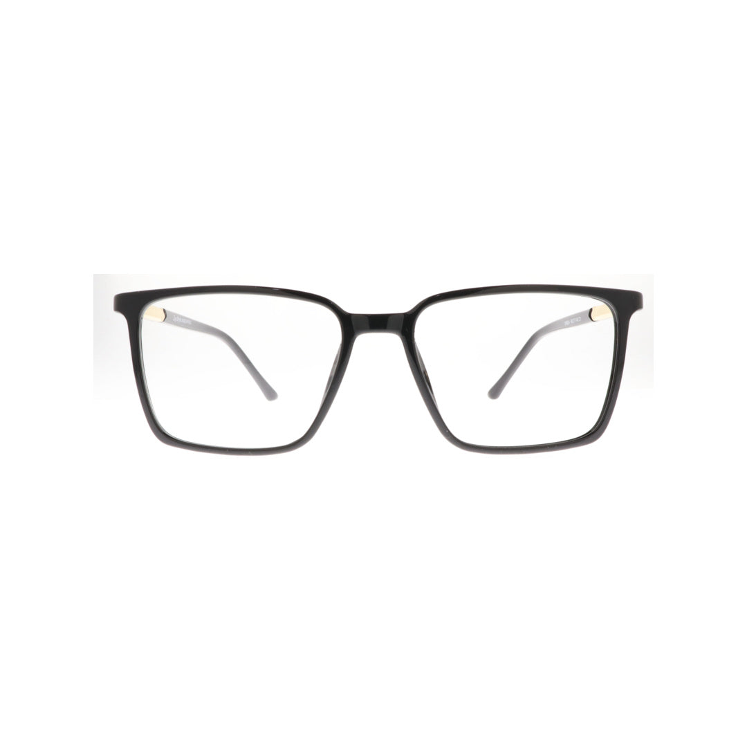 Joy Style For Men Eyeglasses Square Shape Size 49 8634c1 Black