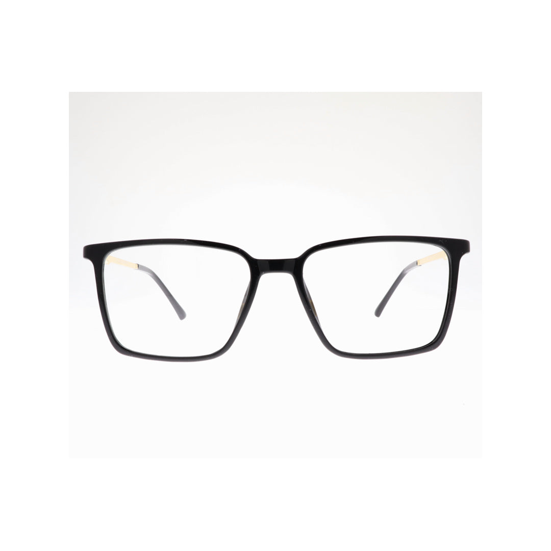 Joy Style For Men Eyeglasses Square Shape Size 50 8631c1 Black