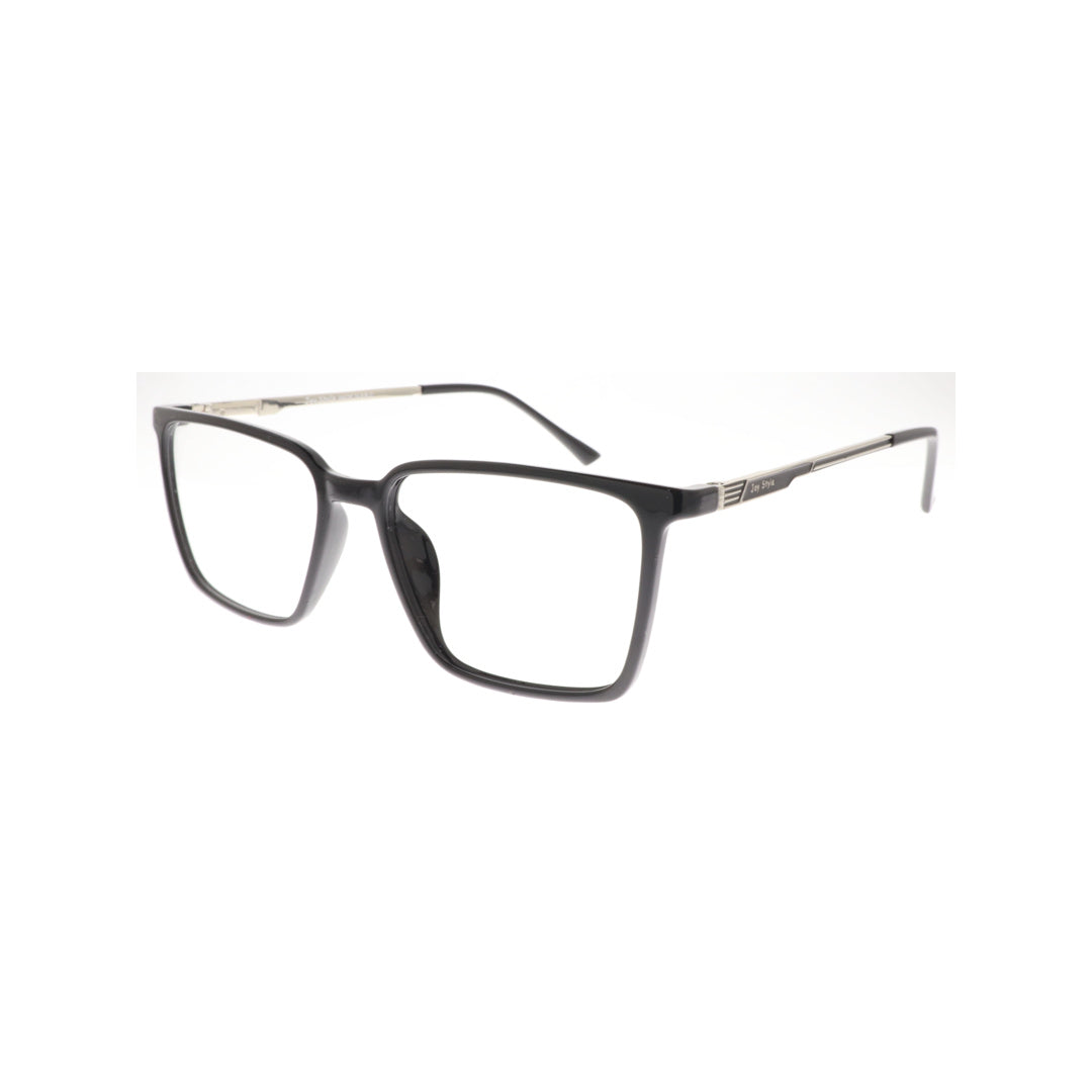 Joy Style For Men Eyeglasses Square Shape Size 50 8631c4 Black