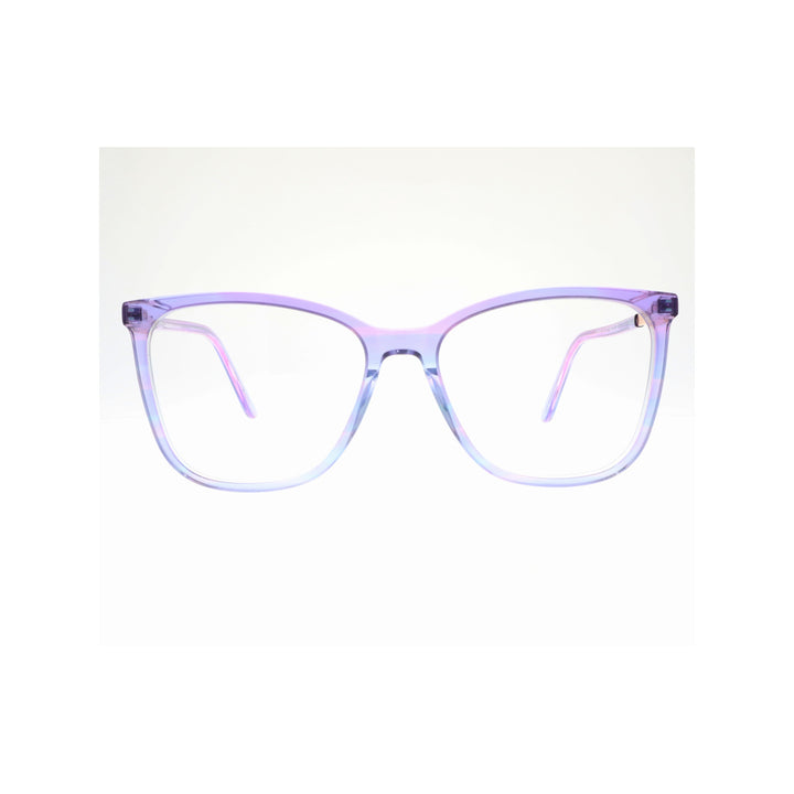 Joy Style For Men Eyeglasses Square Shape Size 50 9007c5 Purple Blue