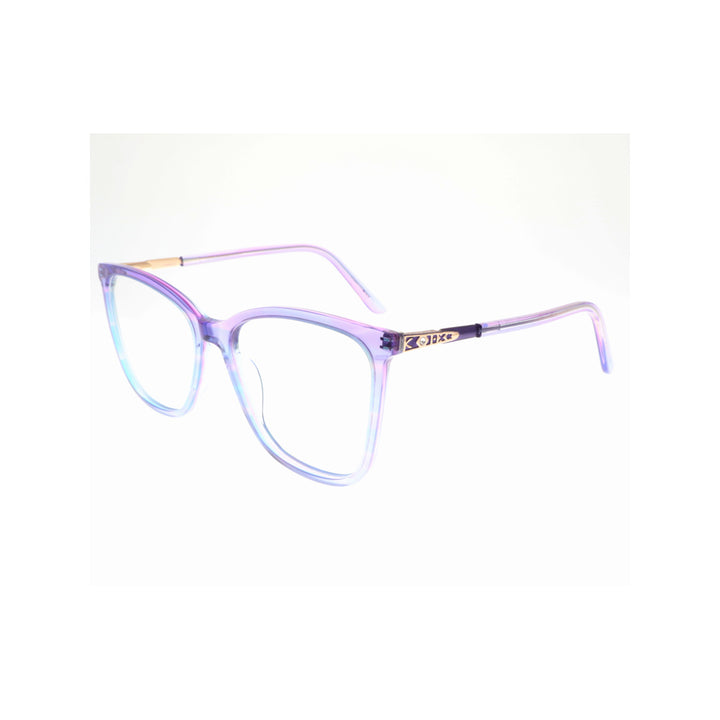 Joy Style For Men Eyeglasses Square Shape Size 50 9007c5 Purple Blue