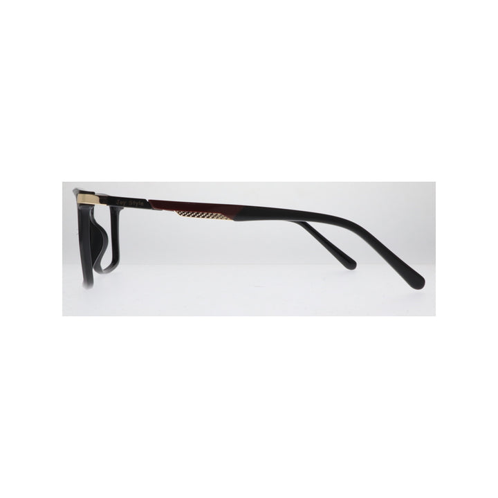 نظارة طبية رجالية Joy Style بإطار مربع مقاس 53 موديل 6809c1 لون أسود
