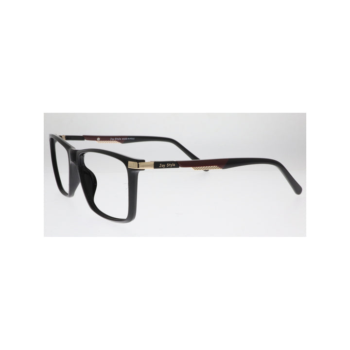 نظارة طبية رجالية Joy Style بإطار مربع مقاس 53 موديل 6809c1 لون أسود