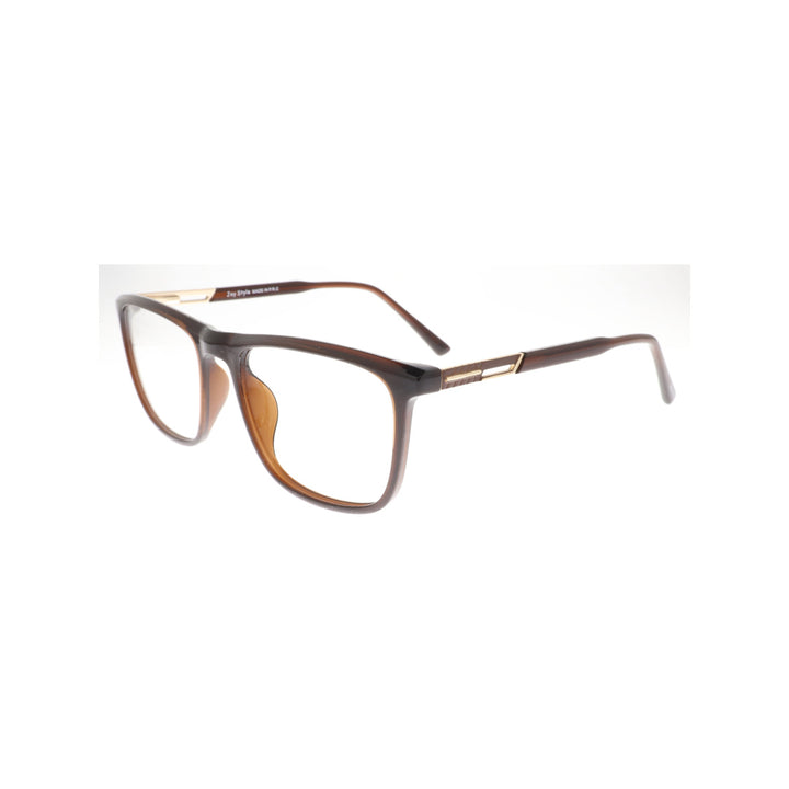 Joy Style For Men Eyeglasses Square Shape Size 53 6811c3 Brown
