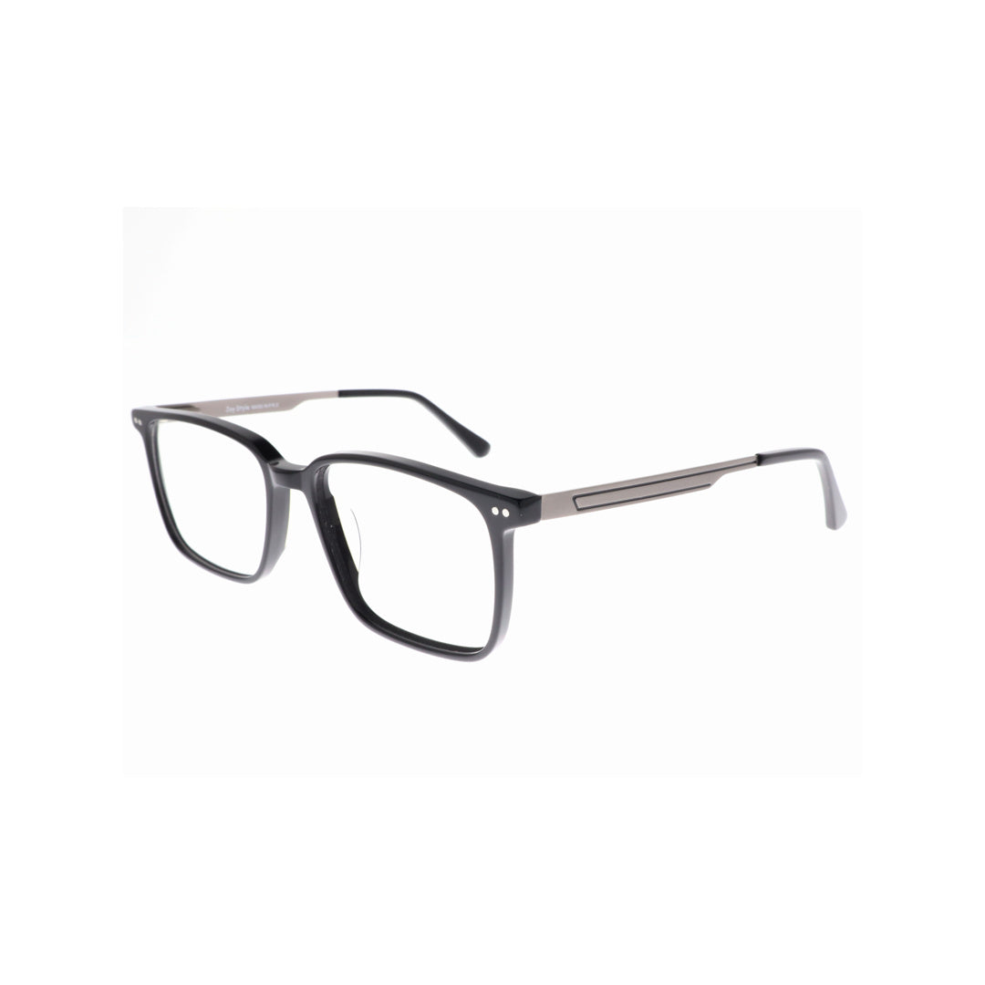 Joy Style For Men Eyeglasses Square Shape Size 54 1357c1 Black