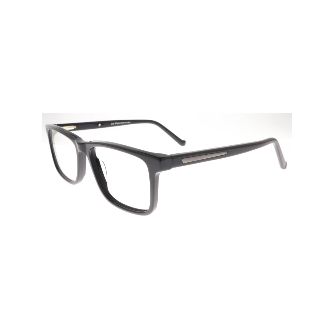 Joy Style For Men Eyeglasses Square Shape Size 54 2265c1 Black