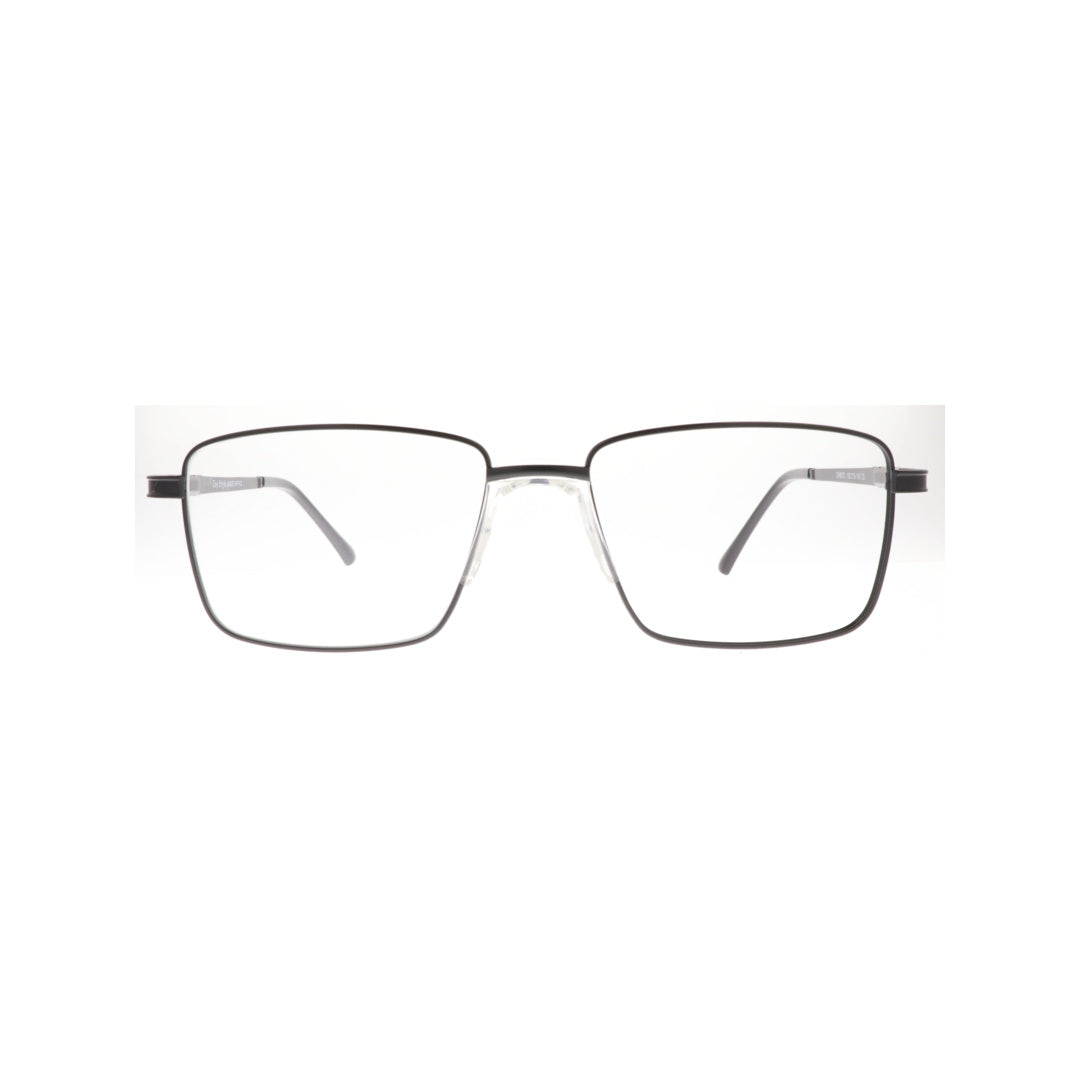 Joy Style For Men Metal Eyeglasses Rectangular Shape Size 50 8870c5 Matte Black