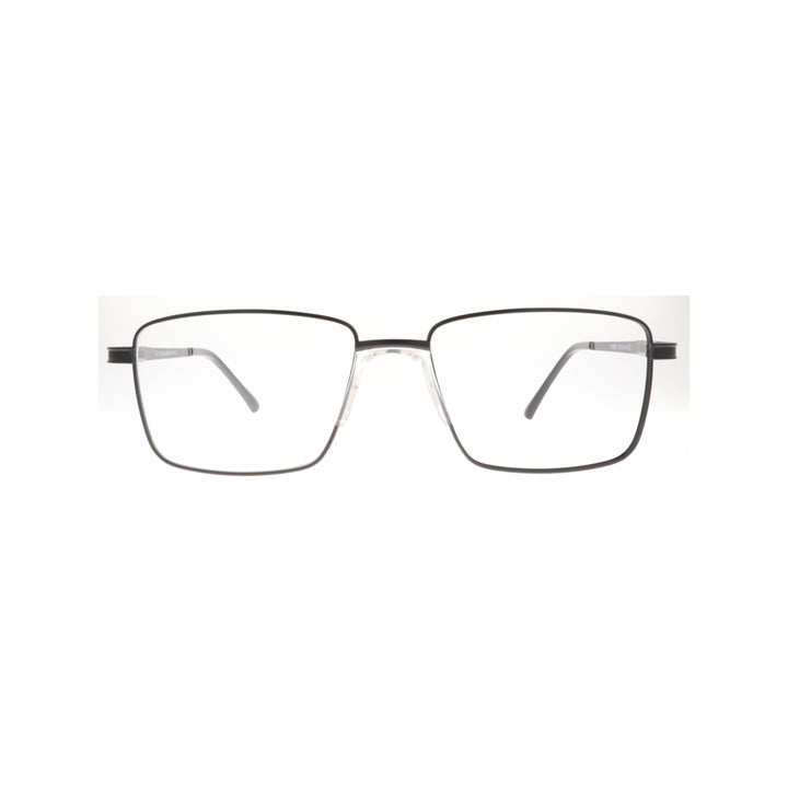 Joy Style For Men Metal Eyeglasses Rectangular Shape Size 50 8870c5 Matte Black