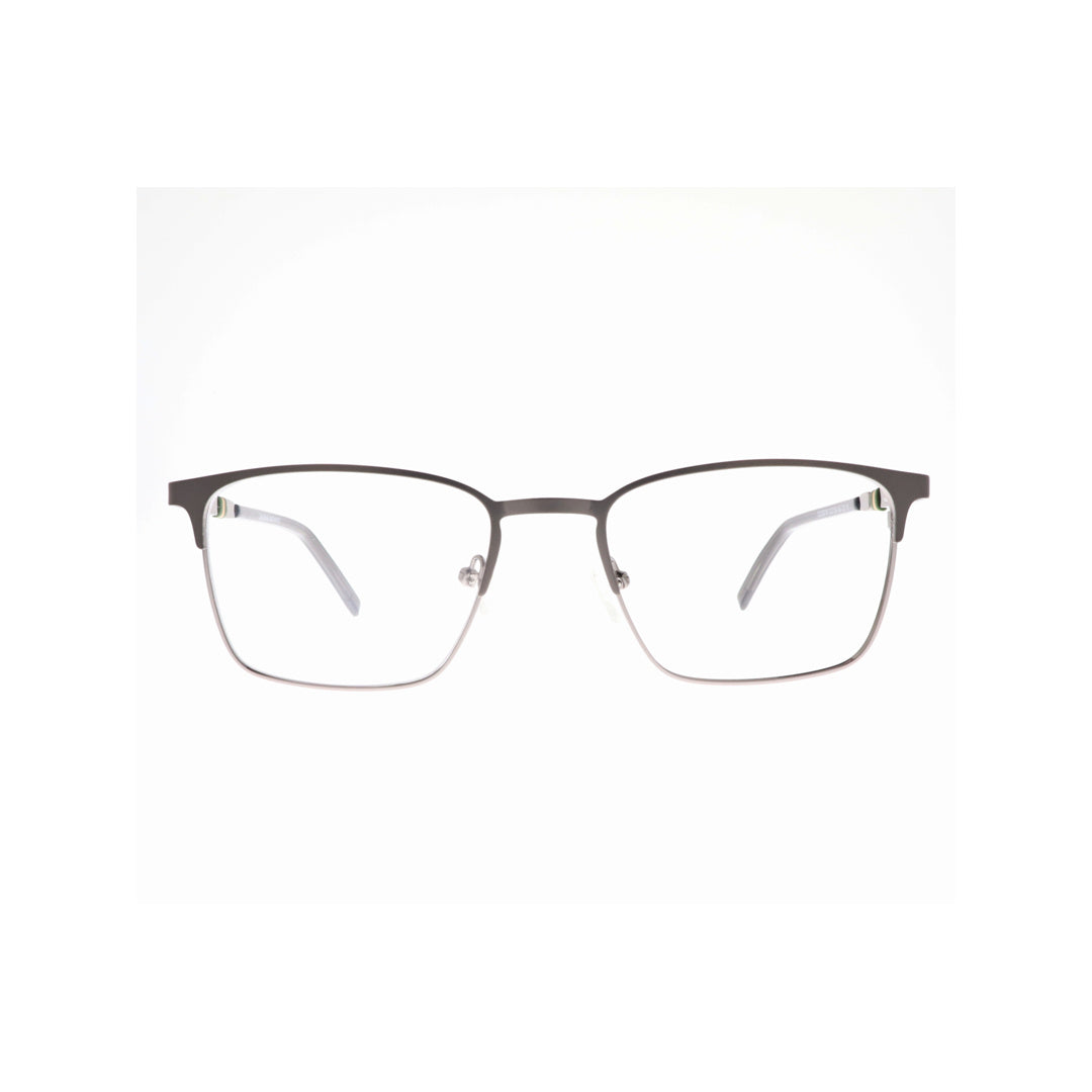 Joy Style For Men Metal Eyeglasses Square Shape Size 52 587c3 Gunmetal