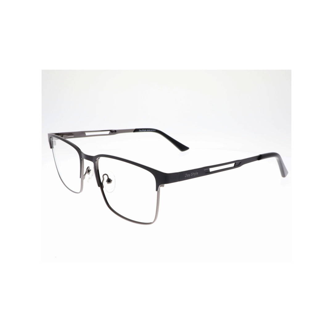 Joy Style For Men Metal Eyeglasses Square Shape Size 54 1167c1 Black