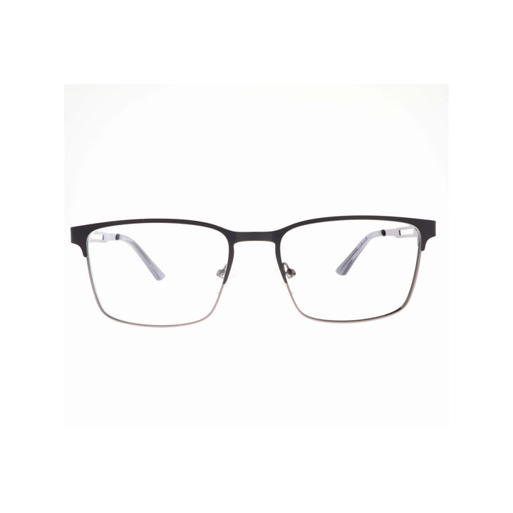 Joy Style For Men Metal Eyeglasses Square Shape Size 54 1167c3 Matte Black