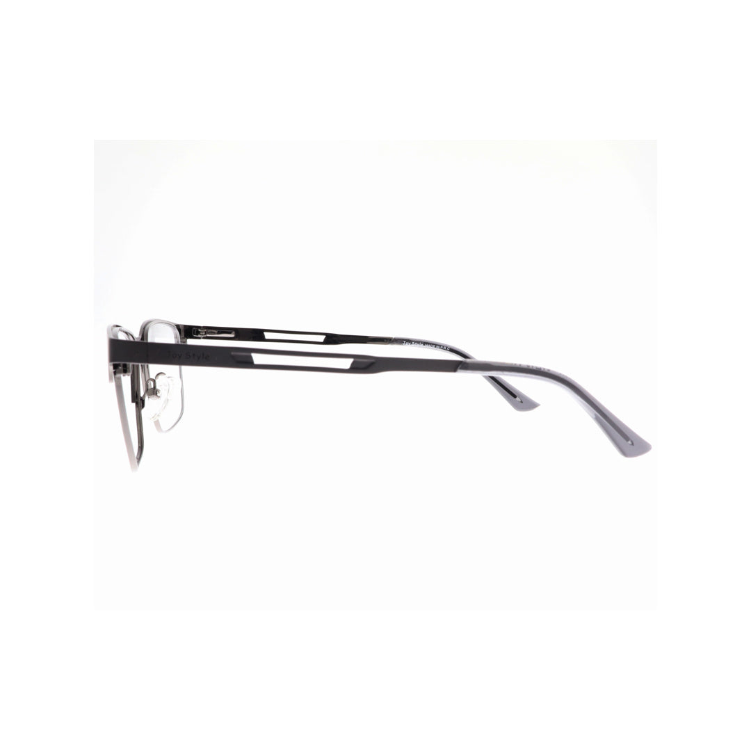 Joy Style For Men Metal Eyeglasses Square Shape Size 54 1167c3 Matte Black