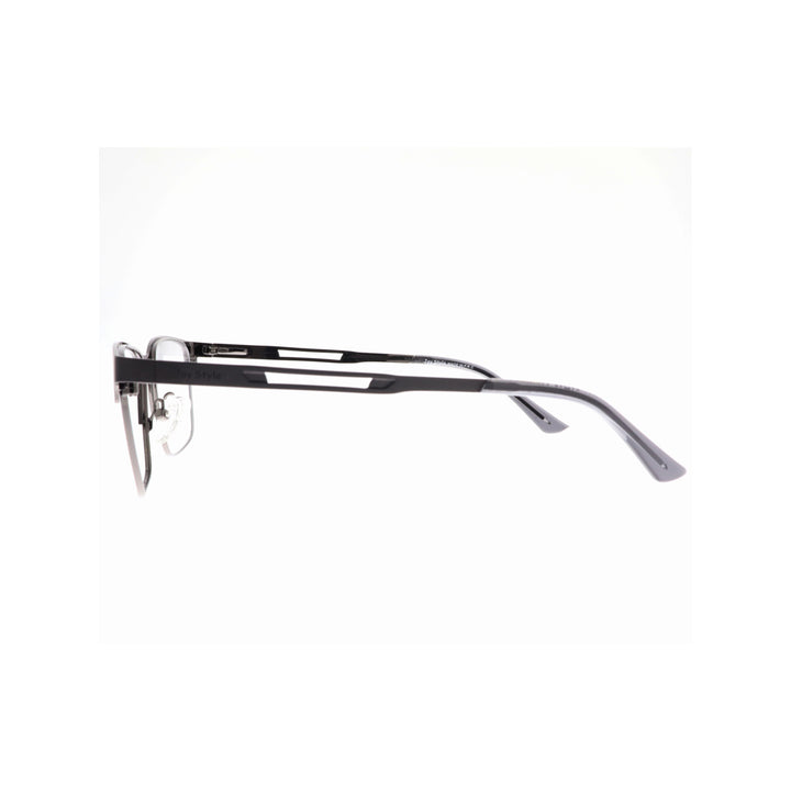 Joy Style For Men Metal Eyeglasses Square Shape Size 54 1167c3 Matte Black