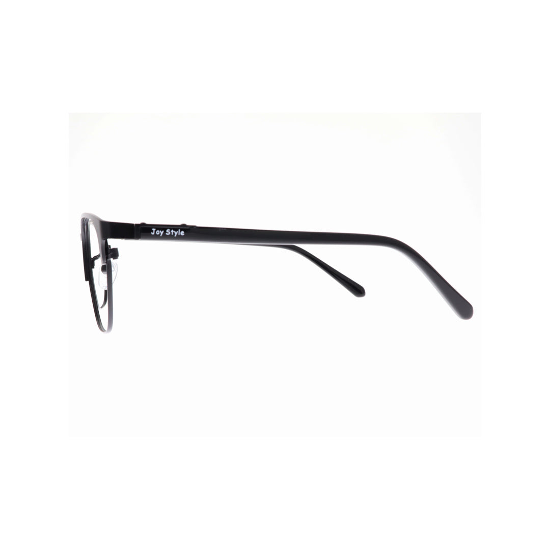 Joy Style For Men Metal Eyeglasses Square Shape Size 54 8203c1 Matte Blue