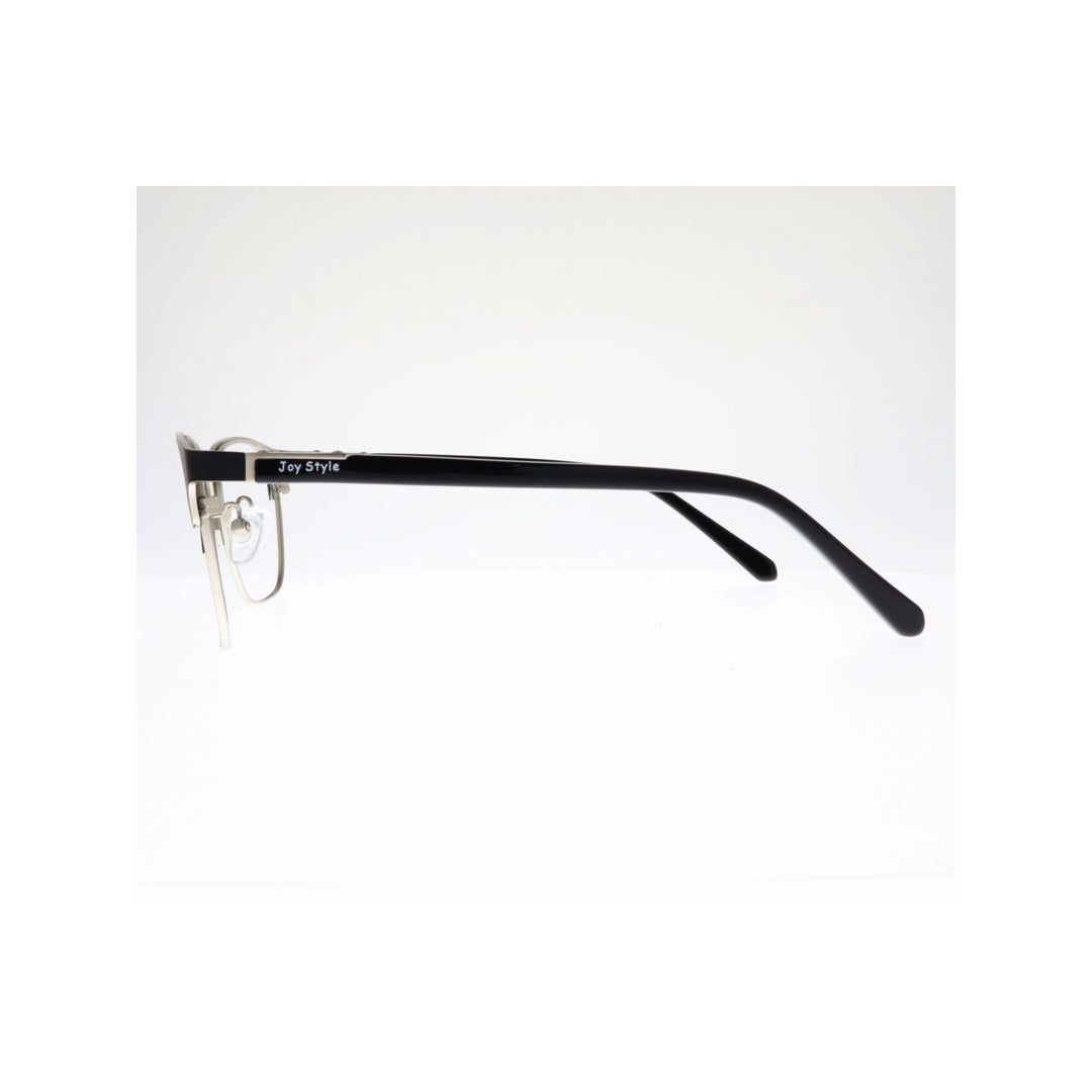Joy Style For Men Metal Eyeglasses Square Shape Size 54 8203c5 Black